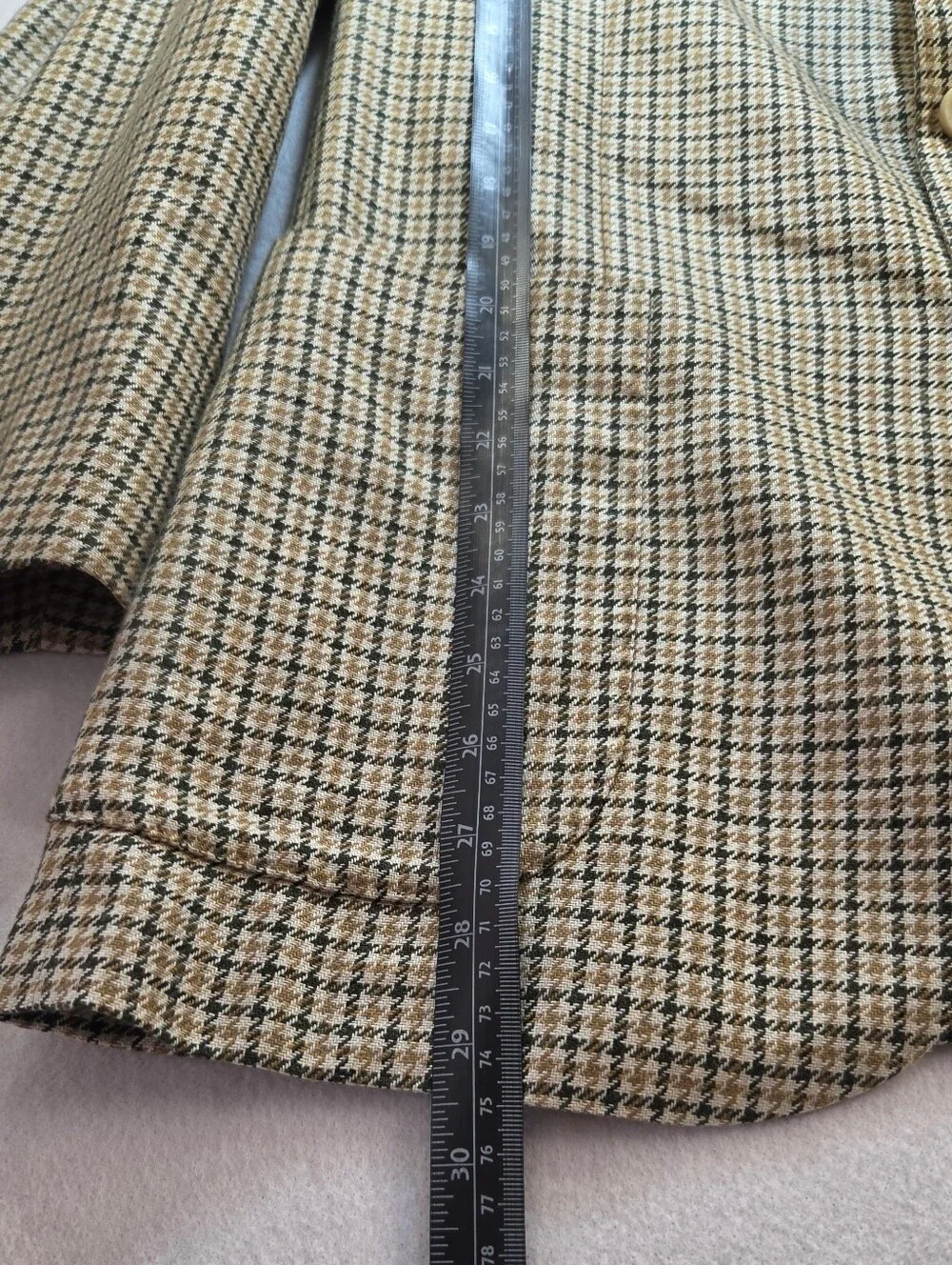 Boglioli K Jacket Houndstooth Beige Size 38R Two-Button Blazer